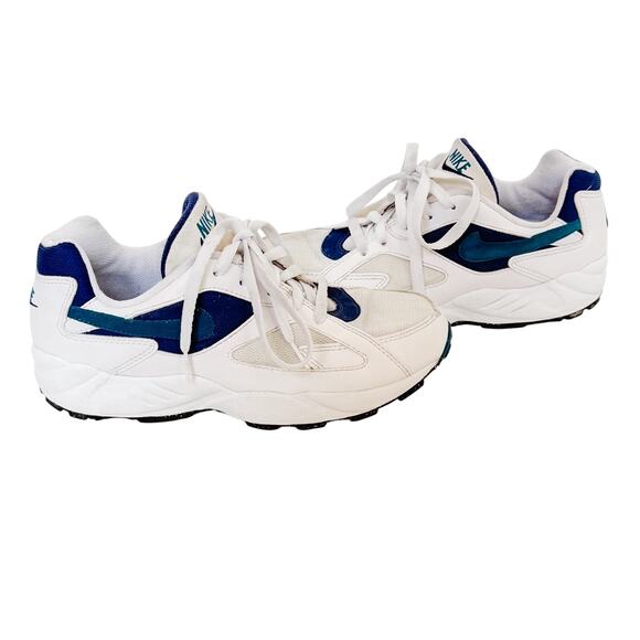 Vintage Nike Ceres Sneakers Mens sz 9.5 1995 White Navy Teal Rare Tennis Shoes main image 10